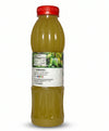 Back side label of Sindhuswad Kairi Panhe syrup displaying nutrition facts table, list of ingredients, FSSAI registration, and cool storage guidelines.